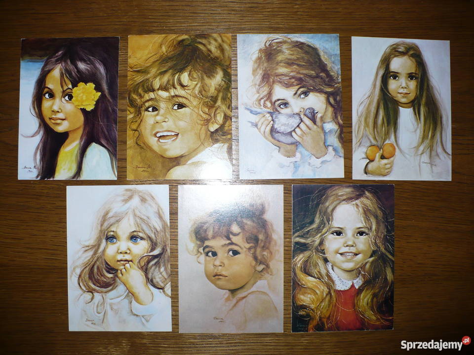 Dziewczynka malDMuszyńska Zamorska Pocztówki i karty telefoniczne Gdynia