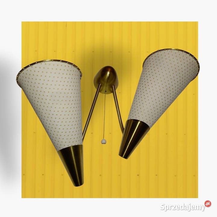 Kinkiet midcentury modern Włochy lata 40 XX sprzedam