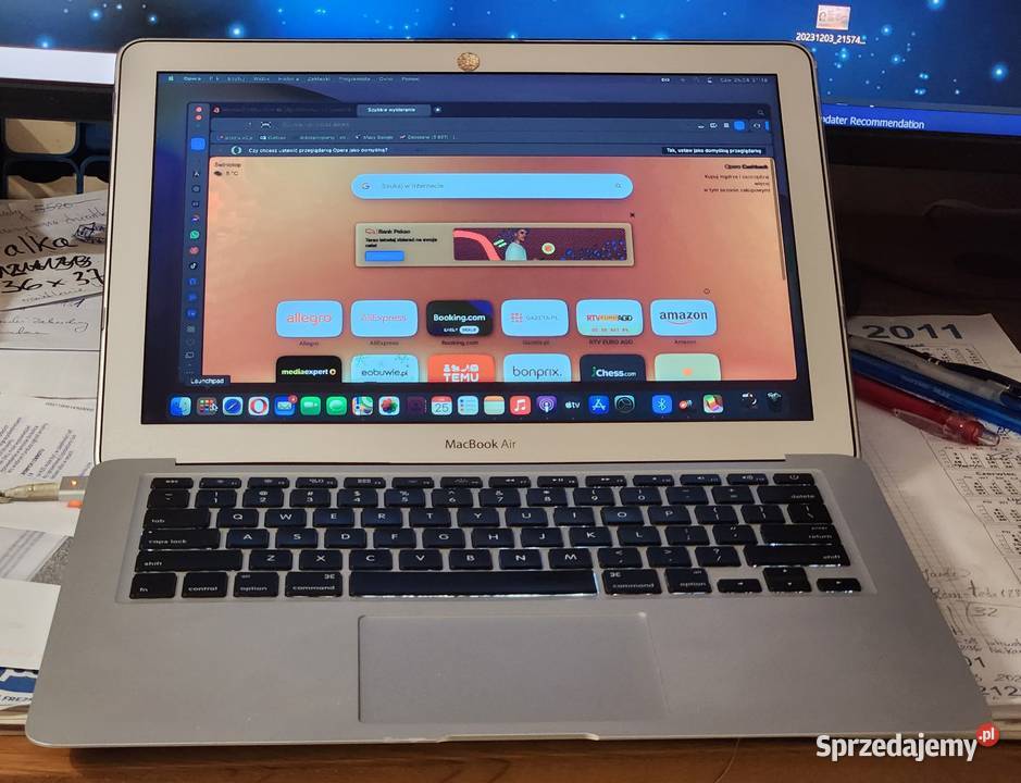 MacBook Air Mid 2013 i5 121 GB SSD4GB Warszawa sprzedam