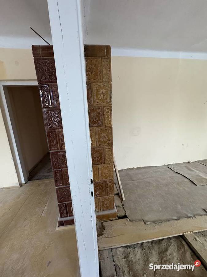 Duży piec kaflowy dwustronny 2 pokoje ozdobne Lublin