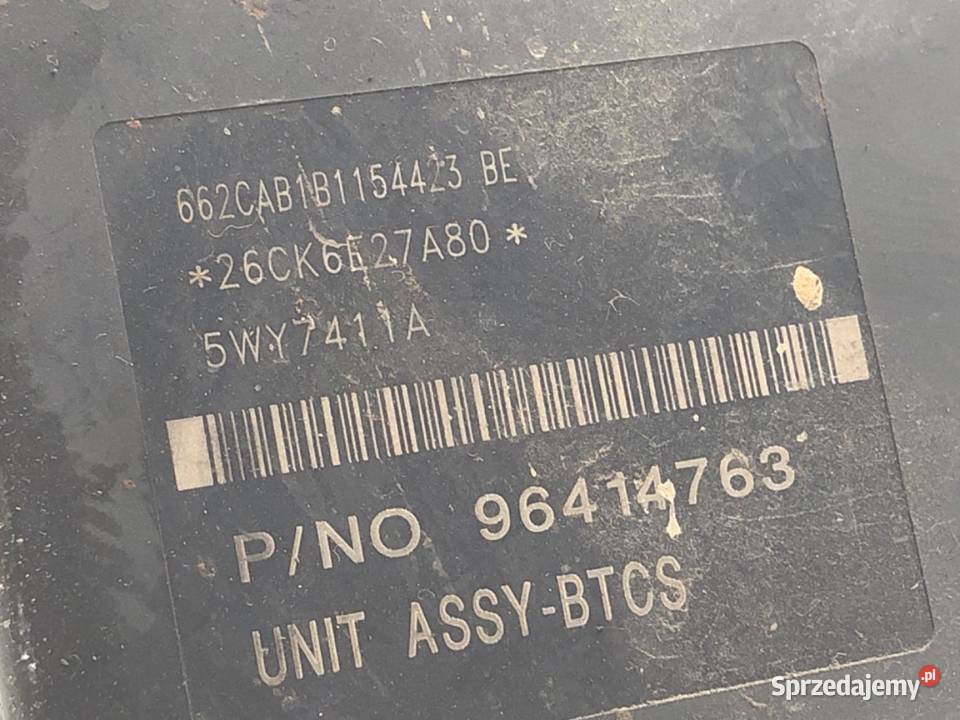 POMPA ABS CHEVROLET EPICA 96414760 20 144 0411 podkarpackie