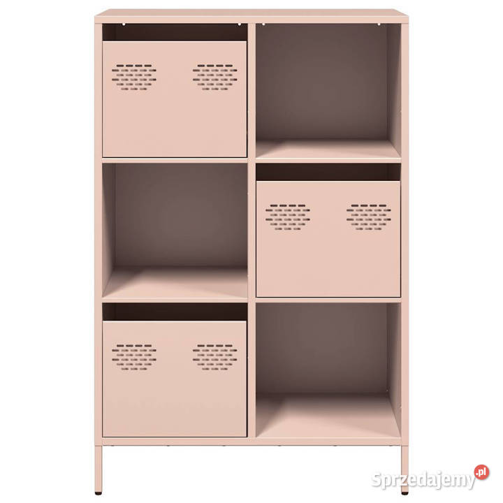 Szafka różowa 68x39x1035 stal WM851407 mazowieckie Warszawa
