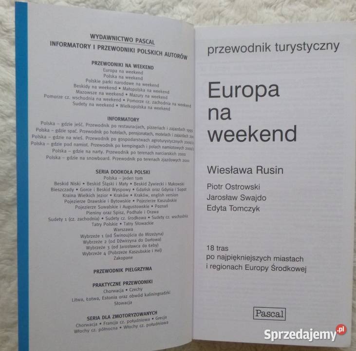 Przewodnik Europa na weekend 18 tras ISBN 9788388355264 Mapy i przewodniki Warszawa