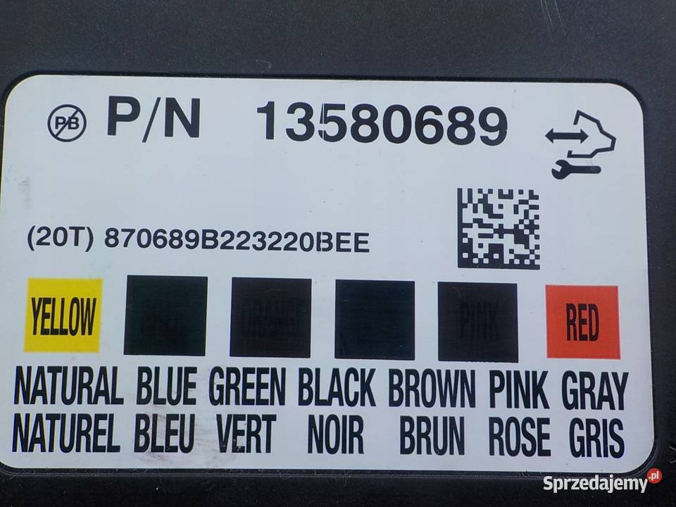 OPEL ASTRA IV J GTC 14 B 12r 3D HB modul Wyposażenie elektryczne Układ elektryczny, zapłon mazowieckie Suków