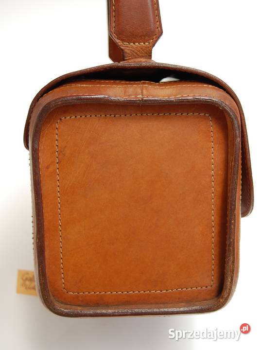 Kuferek skórzany torba vintage do ręki skóra Lublin