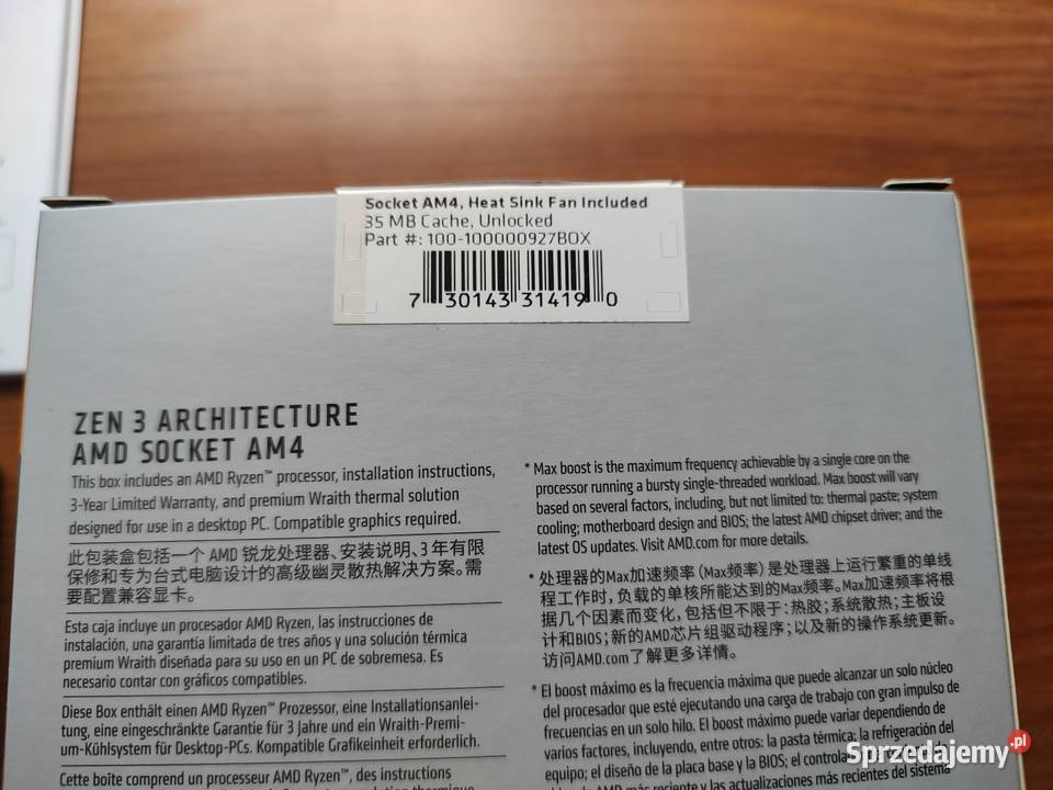 Ryzen 5 5600 box AMD procesor am4 Płońsk