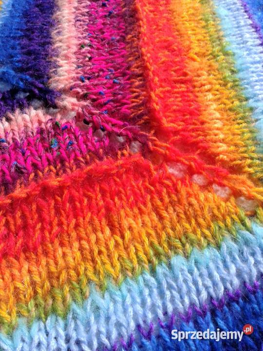 Chusta robiona na drutach Mexico 4 Katowice sprzedam