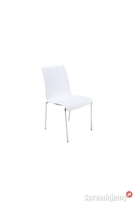 Krzesło do poczekalni białe Leszno