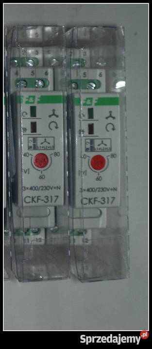 Przekaźnik kontroli faz CKF317 FF Elektryka i akcesoria Dąbrowa Górnicza