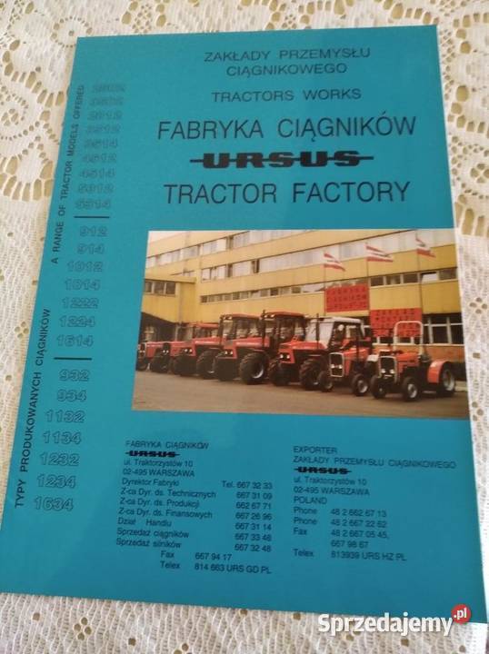 Folder Ursus factory Lublin