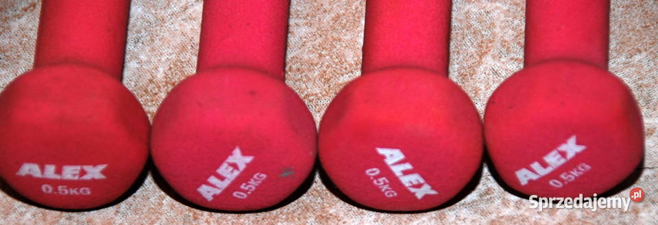 Hantelki żeliwne do ćwiczeń Alex 4 x 05 Warszawa sprzedam