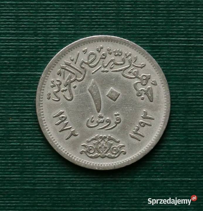 EGIPT 10 piastrów 1972r śląskie Gliwice