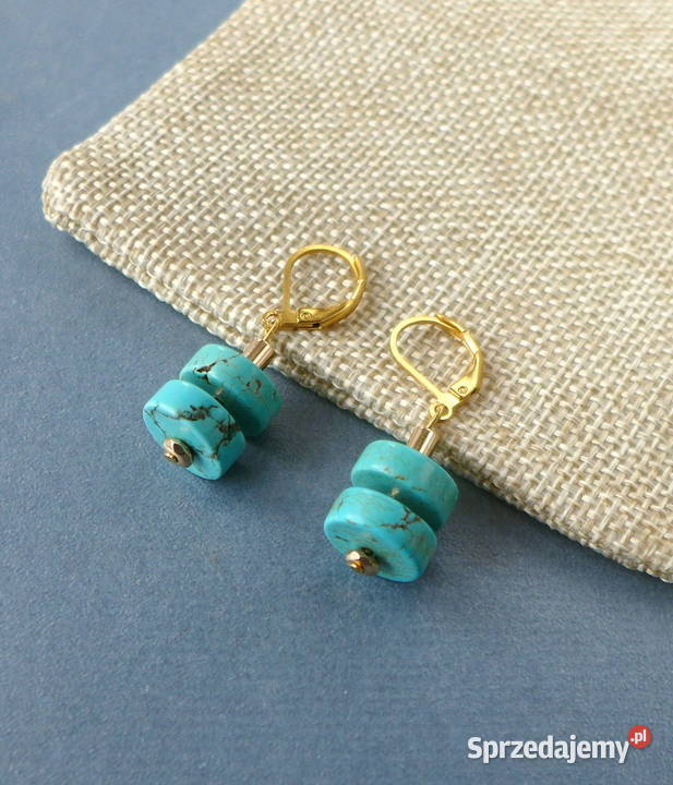 Kolczyki z Turkusów sprzedam