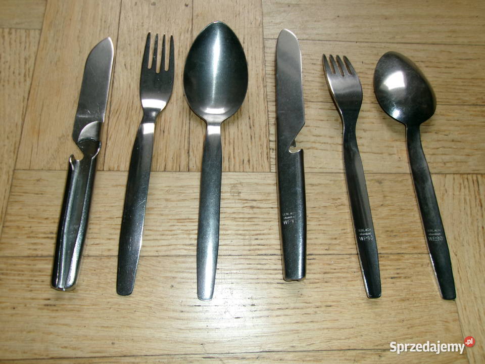 Niezbędnik wojskowy stalowy trzy częściowy z PRL Sport i Wypoczynek