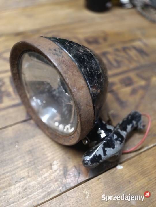 Lampa szperacz Milicja Warszawa PRL Syrena Ostrów Wielkopolski