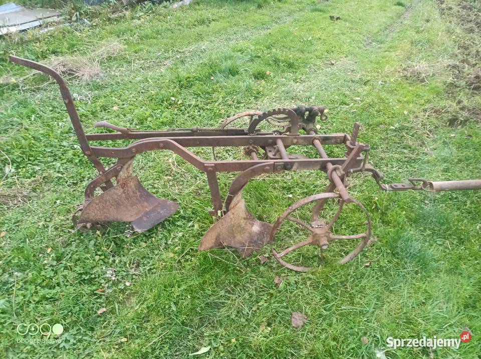 Pług dwuskibowy konny Pługi opolskie Nysa