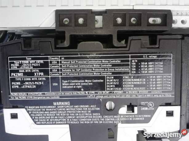 Eaton PKZMO16 XTCE007B10 Motor Starter Protector pomorskie