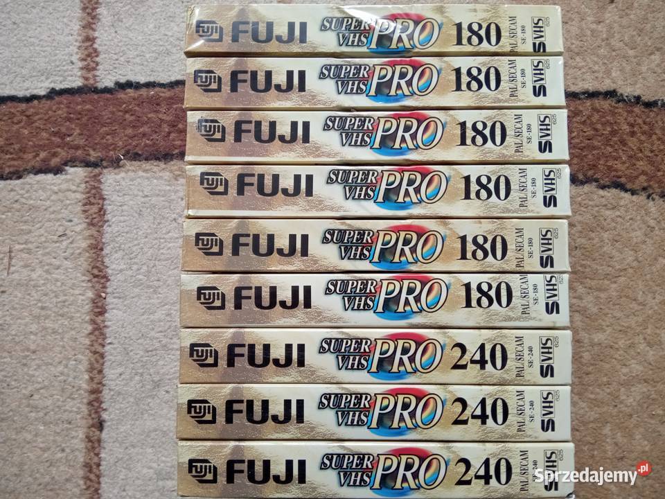 Kasety video SVHS FUJI podkarpackie Jasło