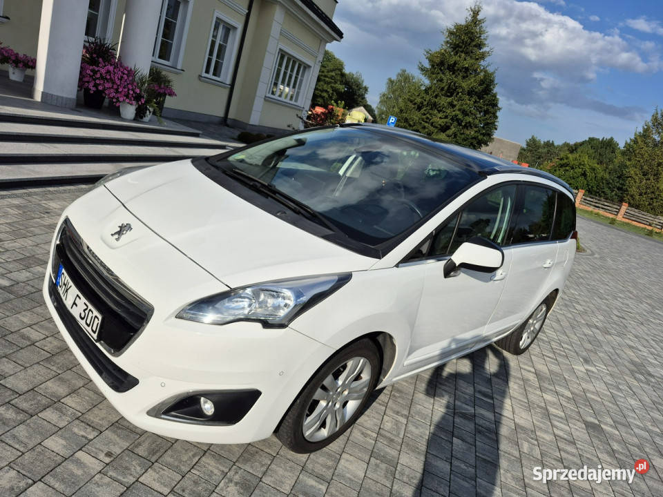 Peugeot 5008 16hdi navigacja panorama hed ap 7 Drelów