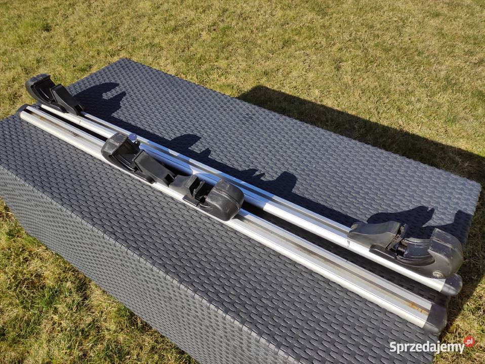 Bagażnik belki na relingi uniwersalny zamykany Legnica