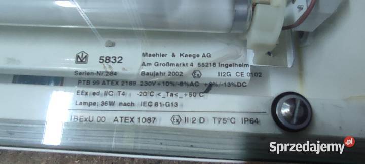 lampa lampy oprawa ex przeciwwybuchowe Trzebnica
