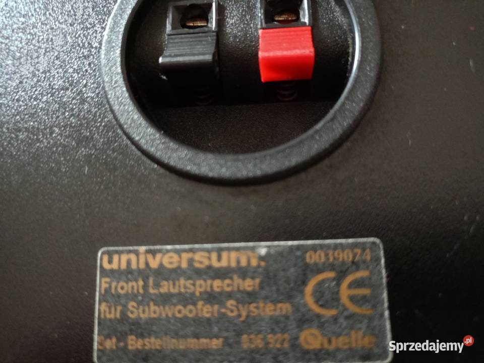 Kolumny Universum Box Quele Vintage Elektronika Drawski Młyn