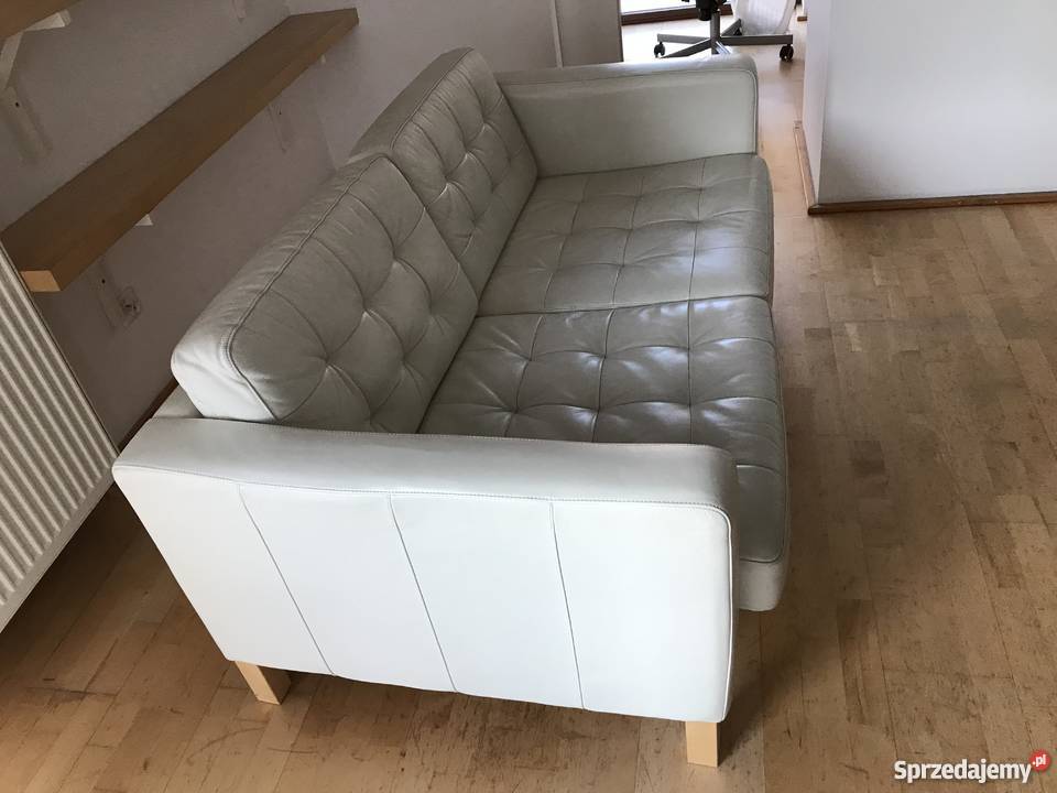 Sofa skórzana IKEA Karlstad beżowa Warszawa