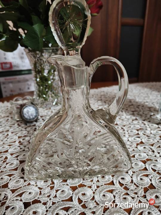 Karafka kryształowa Art deco Legnica