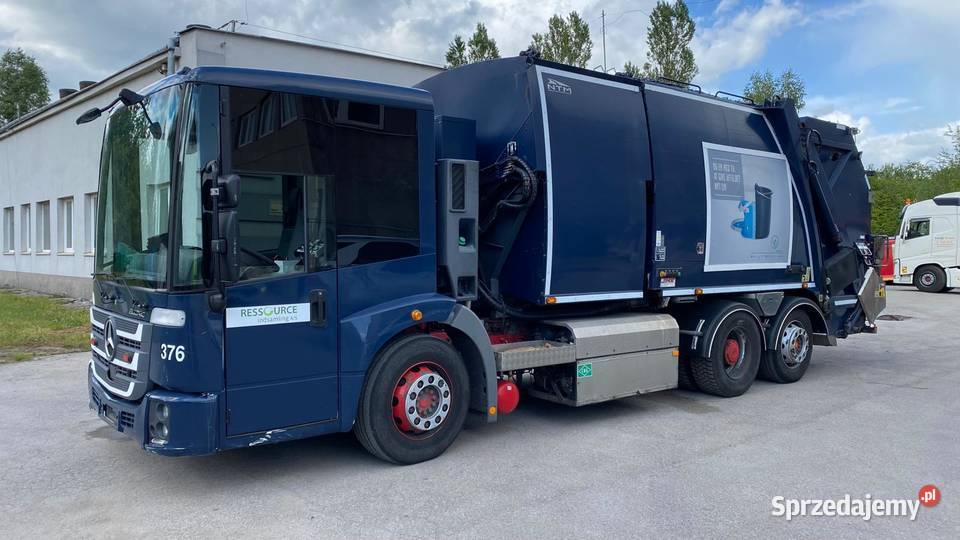 Mercedes Econic 2630 CNG NTM 3 komory śmieciarka Śmieciarki Nowiny