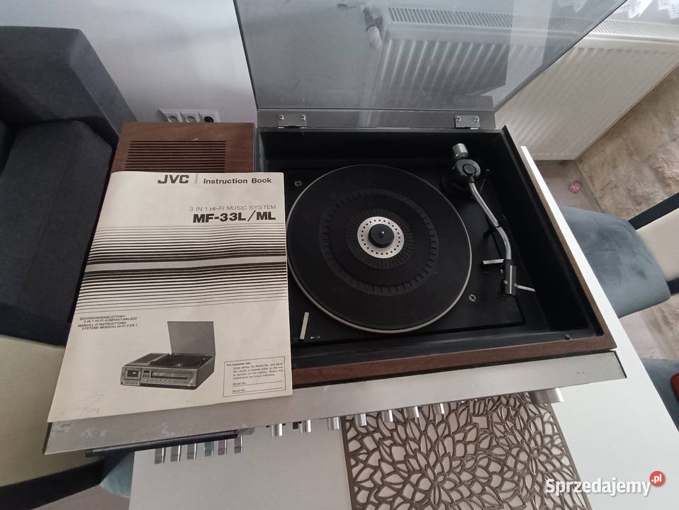 Amplituner Vintage JVC z gramofonem Kraków