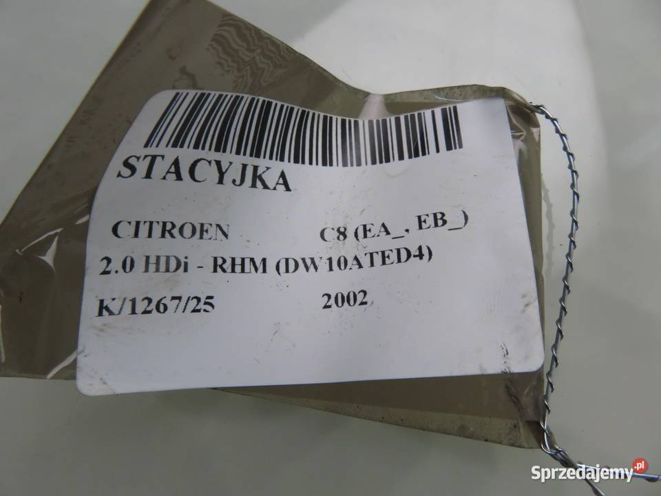 STACYJKA CITROEN C8 EA EB 36353100 9632897680 osobowe