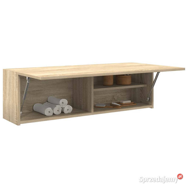 Wisząca szafka łazienkowa dąb sonoma 100x25x30 Warszawa