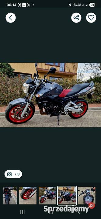 Suzuki GSR600Niski przebiegA2 Malanów