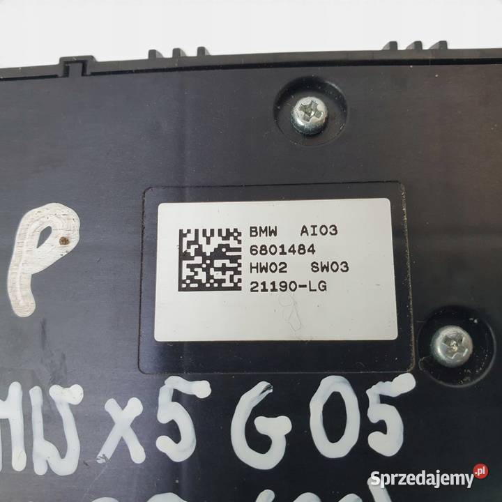 PANEL REGULACJI FOTELA Przełącznik BMW X5 G05 X6 osobowe Panele sterowania, przełączniki Chełm