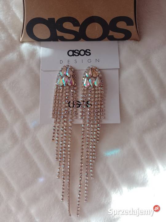 ASOS Maxi długie bogato zdobione kolczyki z sprzedam