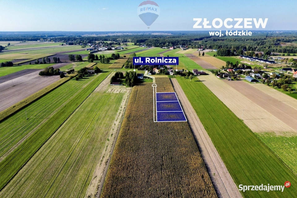 Kompleks trzech działek budowlanych Złoczew