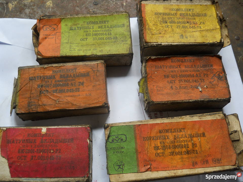 Panewki wału korbowego do MOSKWICZA 407408412 i Biecz