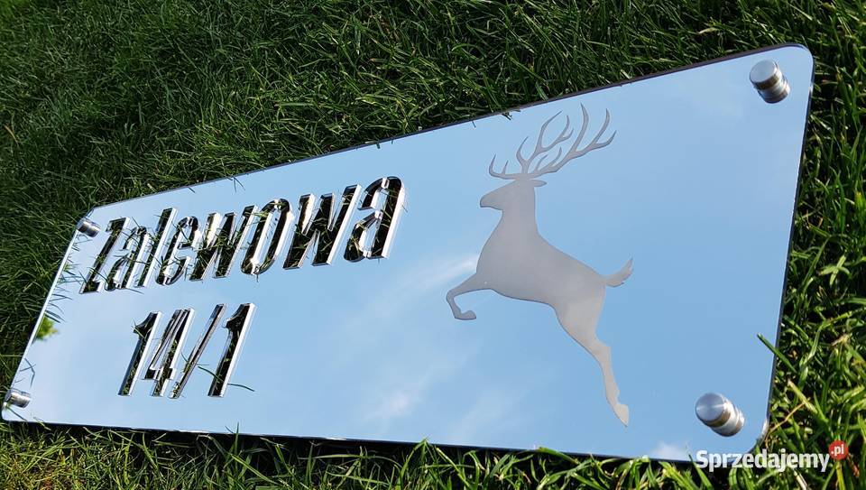 Tabliczka adresowa glamour personalizowana Pozostałe