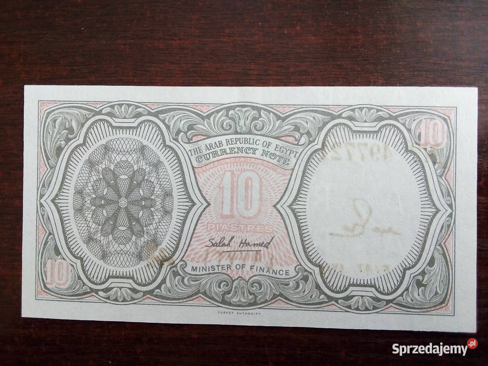 Banknot 10 piastrów Egipt Płońsk