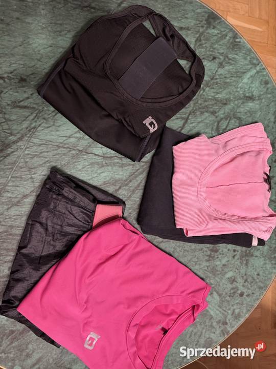 Ubrania sportowe damskie XSS czarne różowe Częstochowa sprzedam