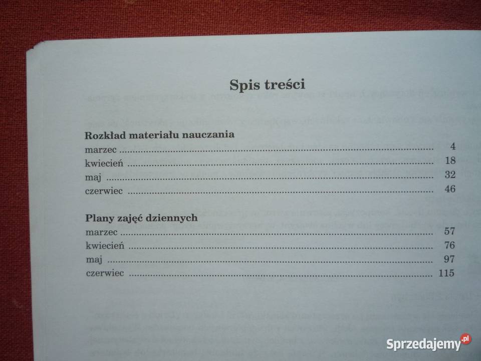 Nasze Ćwiczenia 3 Książka Nauczyciela Rozkład Szczecin