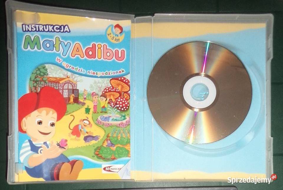 Gra dzieci retro Mały Adibu PC CD BOX 2008 podkarpackie Rzeszów