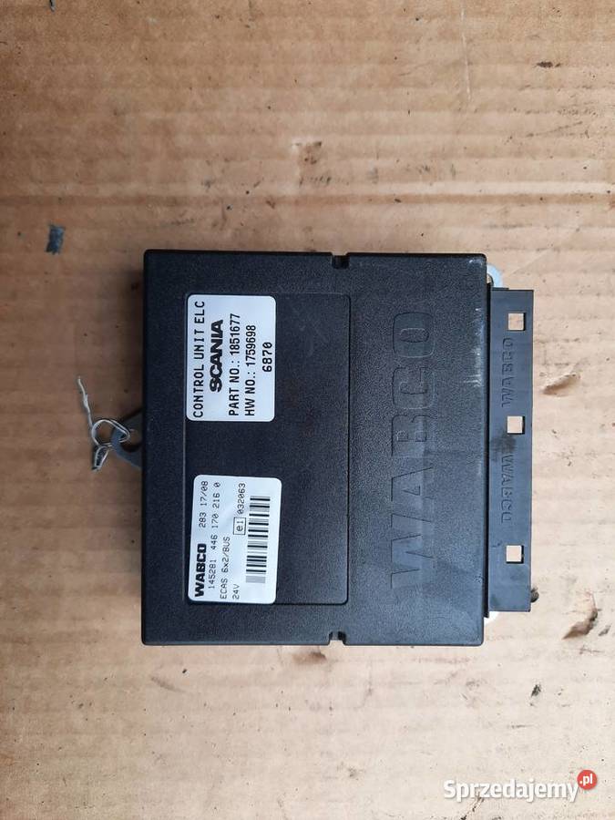 Scania R sterownik poduszek ECAS 62 1851677