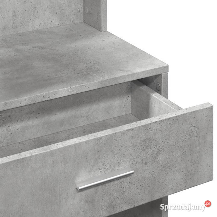 Toaletka z szafką szarość betonu 80x35x132 mazowieckie Warszawa
