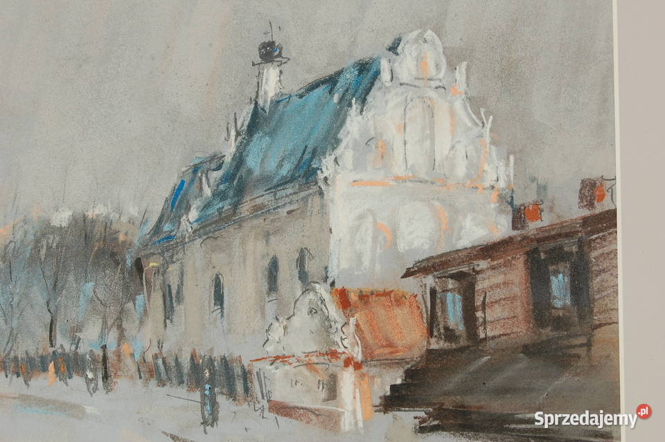 Kazimierz Dolny pejzaż pastele Beata Matusiak