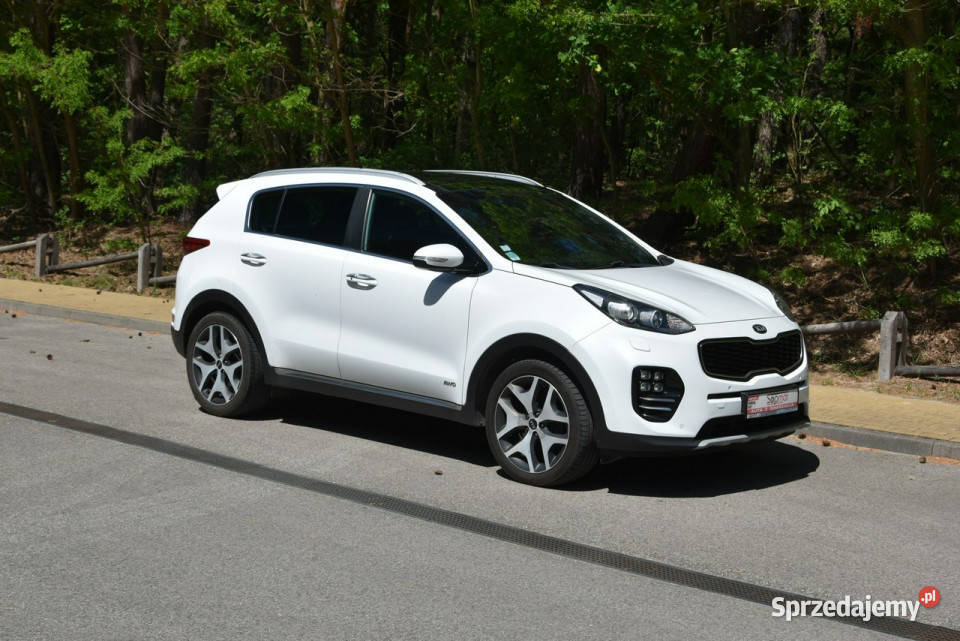 Kia Sportage GTline 20CRDi 136 2017r AWD 4x4 JBL biały Sportage Kampinos