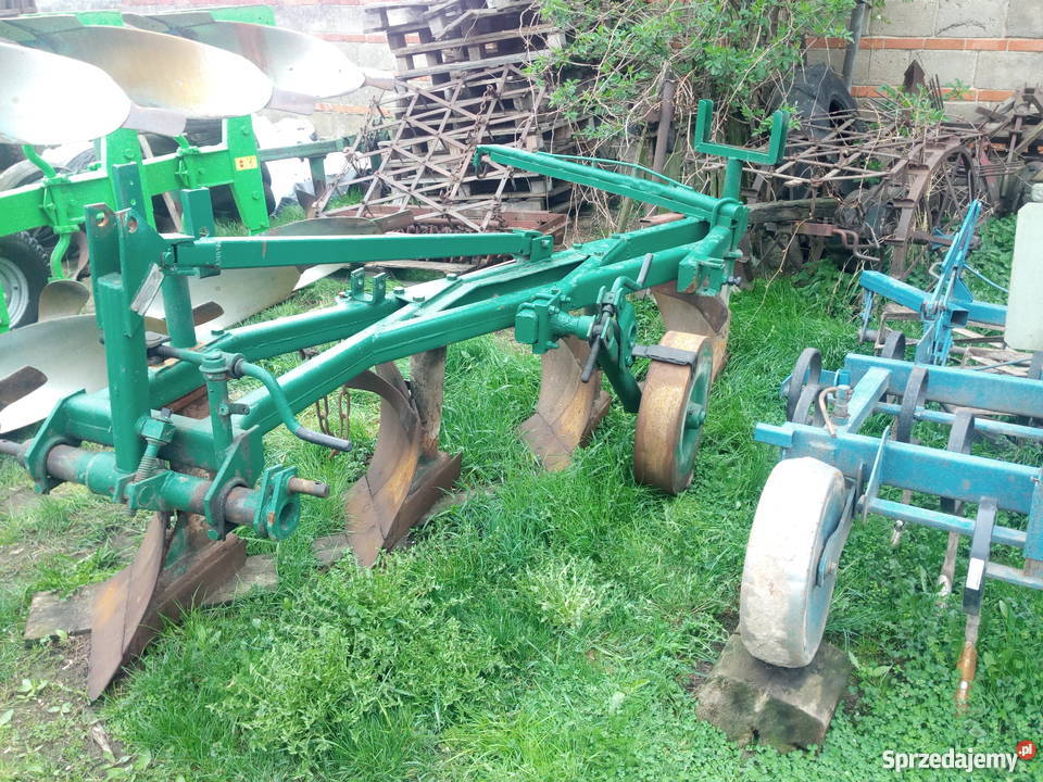 Pług zagonowy 4 skibykolczatka nieuszkodzony wielkopolskie Jutrosin