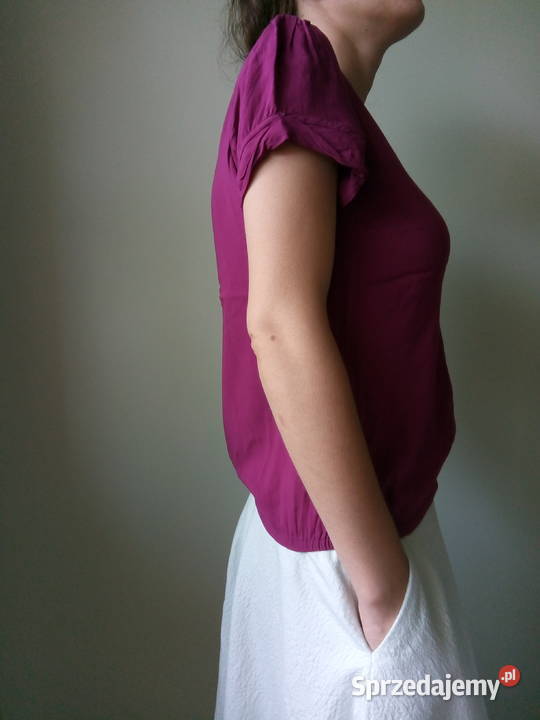 Bluzka amarantowa Zara