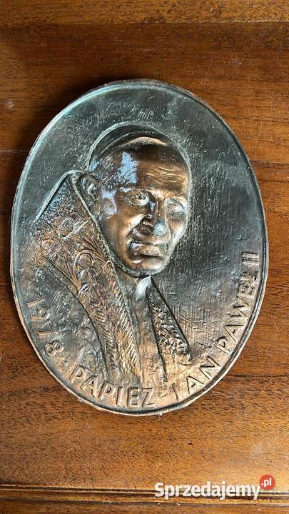 Płytka miedziana miękka 1978 Papież Jan Paweł II Gdańsk