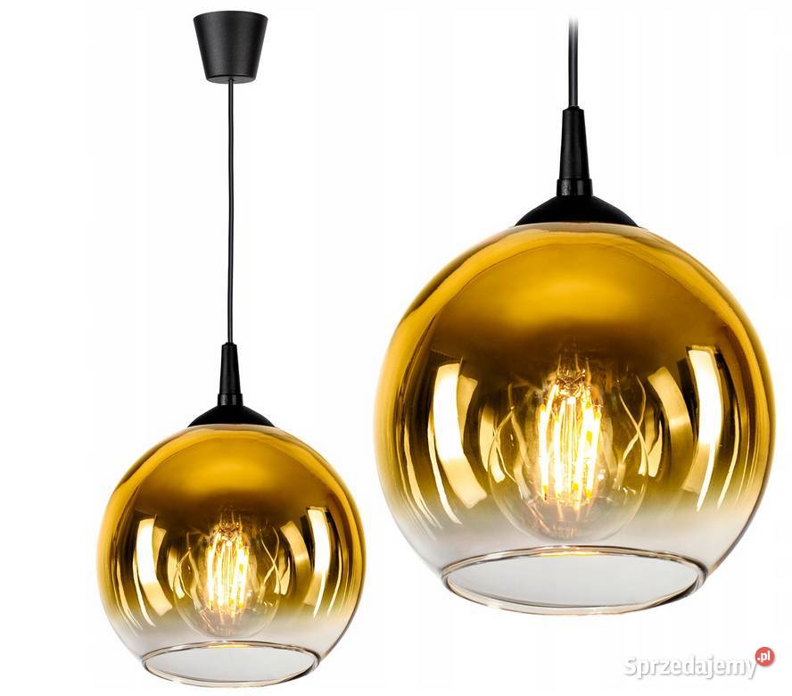 LAMPA WISZĄCA SUFITOWA ŻYRANDOL KULA szklana Choroszcz sprzedam